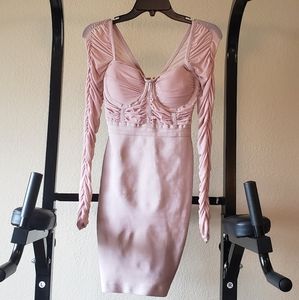 BEBE XXS PURPLE DRESS